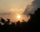 صور جميلة لشروق شمس الـ25 من رمضان - تصوير: عبد الرحمن ابو نجم